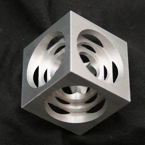 cnc machined cube|turners cube design.